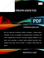 SQL 3. Wprowadzenie