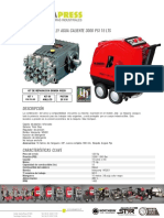 Hidrolavadora Jolly Agua Caliente 3000 PSI 15 Lts