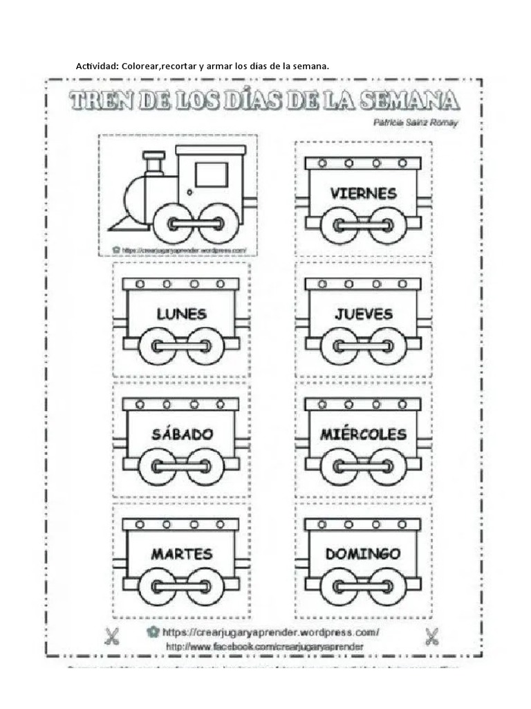 Tren de Los Días de La Semana | PDF