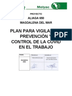Plan para Vigilancia, Prevención Y Control de La Covid en El Trabajo