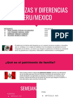 Patrimonio familiar: similitudes y diferencias entre Perú y México