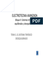 ELECT - AVANZADA - Tema5 - Sistema Trifasico Desequilibrado