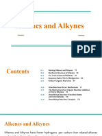 Alkenes and Alkynes