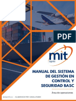 Manual Del Sistema de Gestión en Control Y Seguridad Basc