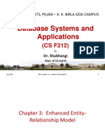 Database Systems and Applications Chapter 3 Notes