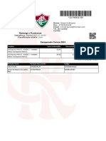 Flamengo X Fluminense: Nome: Sergio Rodrigues Doc.: 07683949108 Tit. Do Cartão: Cartão