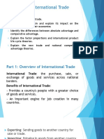 Unit 1 - International Trade - Part 1