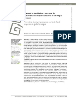 Prevenir La Obesidad en Contextos de Precarización: Respuestas Locales A Estrategias Globales