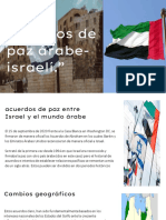 Los principales acuerdos de paz árabe-israelíes del siglo XXI