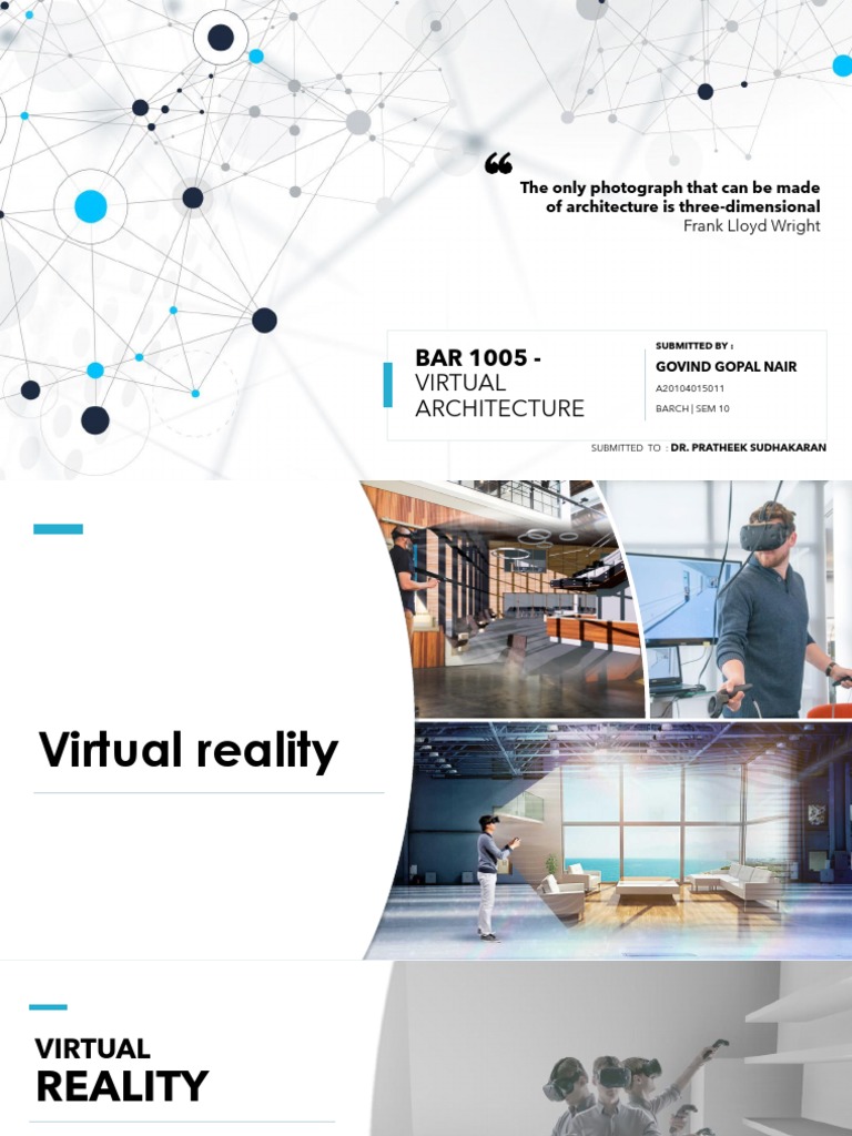Virtual Reality in Architecture Design | PDF | Augmented Reality ...