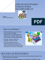 Regulación de Receptores. Interacciones Famacodinamicas: Integrantes: Elquin Goicochea Montenegro