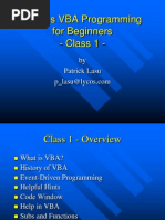 Access VBA Programming For Beginners - Class 1 - : by Patrick Lasu