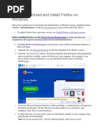 How To Download and Install Firefox On Windows