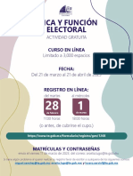 Ética y Función Electoral