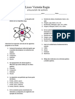 Evaluacion 3 Quimica - Moleculas