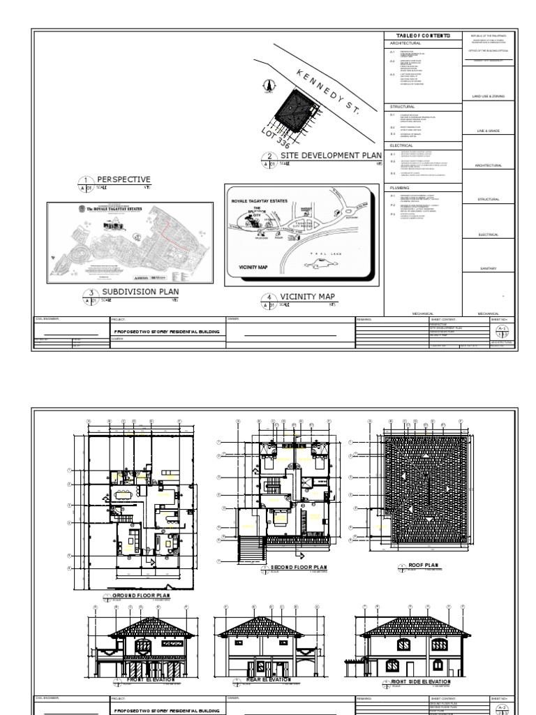 Complete Plan for Two Storey House | PDF | Queensland Heritage Register ...