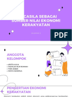 Pancasila Sebagai Sumber Nilai Ekonomi Kerakyatan: Kelompok 8