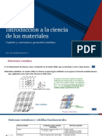Introducción A La Ciencia de Los Materiales: Capítulo 3: Estructura y Geometría Cristalina