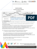 3.2 Formado Mecánico, Forjado, Prensado, Estirado, Cizallado, Doblado, Extrusión, Embutido y Troquelado.