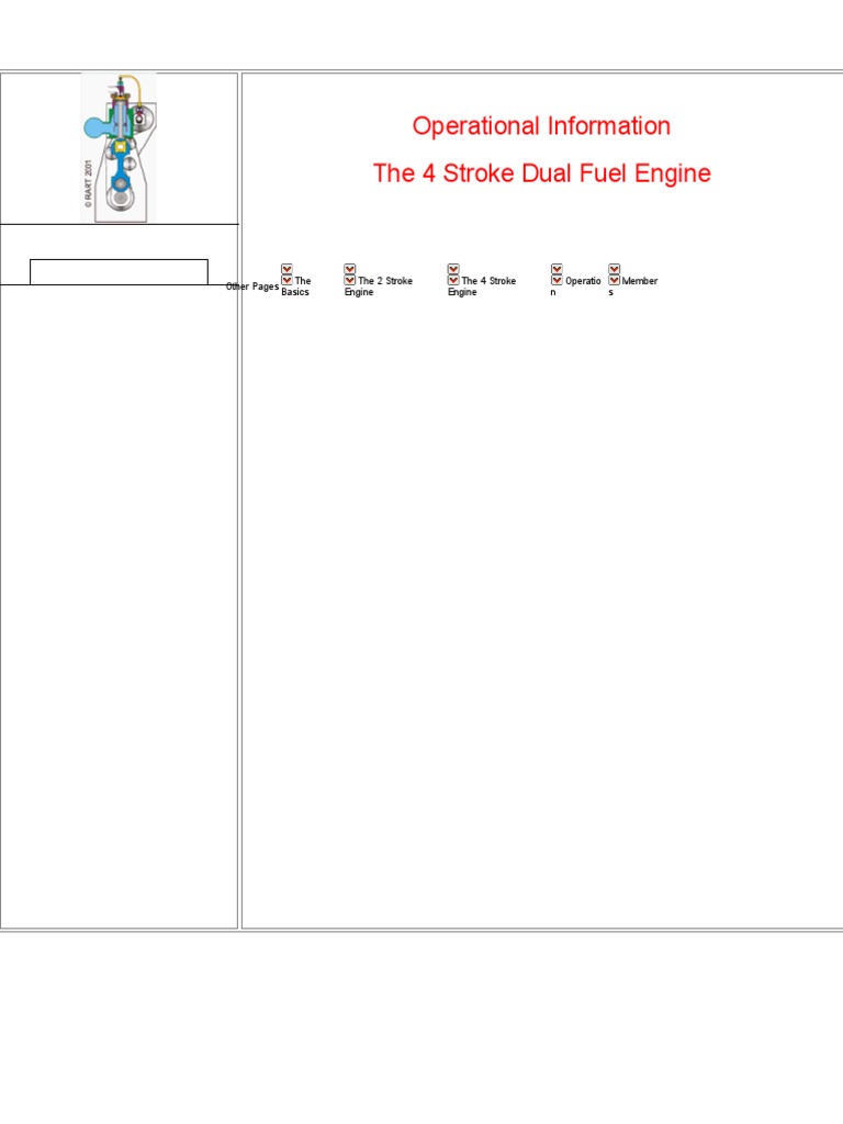 LNG Dual Fuel Engine Overview | PDF | Internal Combustion Engine ...