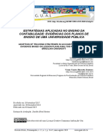 Estratégias Aplicadas No Ensino Da Contabilidade: Evidências Dos Planos de Ensino de Uma Universidade Pública