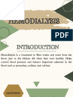 Hemodialysis clinical case