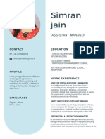 Simran Jain: Assistant Manager