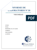 Informe de Laboratorio Nro 10