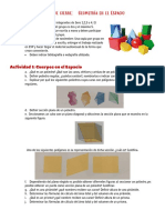 Actividad de Cierre: Geometría en El Espacio