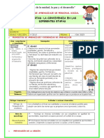 "Año de La Unidad, La Paz y El Desarrollo": Pubertad: La Convivencia en Las Diferentes Etapas