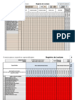 Conozcamos Nuestros Aprendizajes: Registro de Lectura