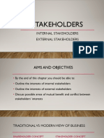Stakeholder Interests
