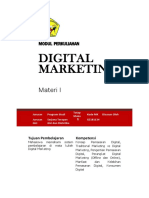 Digital Marketing: Materi I