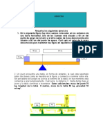 Ejercicios de Equilibrio Estatico Rotacional 202201