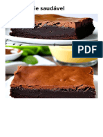 Brownie saudável e baixo em calorias