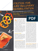 Nutrition For Injury Recovery and Rehabilitation