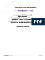 Quick Reference Guide Endocrine Hypertension 2 2016 Version