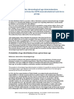 Bone Age For Chronological Age Determination - November2018