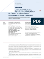 Management of Blood Cholesterol