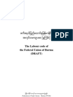 The Labour Code of The Federal Union of Burma DRAFT