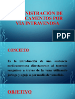 Administración de Medicamentos Por Vía Endovenosa