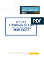 Fichas Técnicas e Instructivo Indicadores Versión - 4.0 F