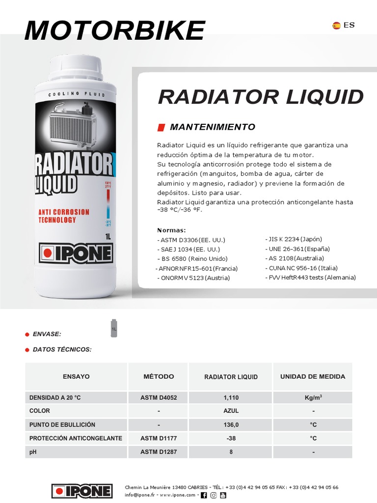 Datasheet Radiator-Es | PDF