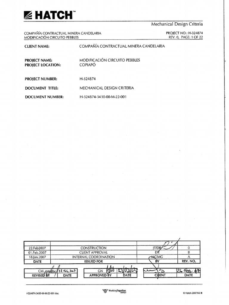 Criterio dise o mec nico h324874 3430 00 m 22 001 pdf