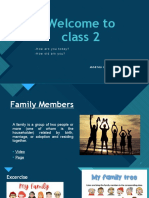 Welcome To Class 2: Haga Clic para Modificar El Estilo de Título Del Patrón