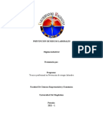 PREVENCIÓN DE RIESGOS LABORALES Y HIGIENE POSTURAL