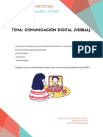 Tema: Comunicación Digital (Verbal) .: Resumen Diapositivas