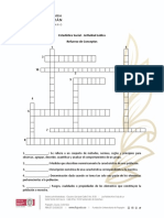 Estadística Social - CRUCIGRAMA - 000