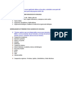 Términos Biológicos Cuyos Significados Deben Ser Buscados y Estudiados Como Parte Del Contenido de La Primera Parte Del Programa de BIO 130