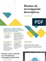 Diseños de investigación descriptivos